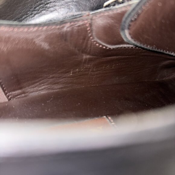 Mezlan Dress Shoes Mens 11.5 Black Leather Double Monk Strap Made in Spain - Picture 7 of 7